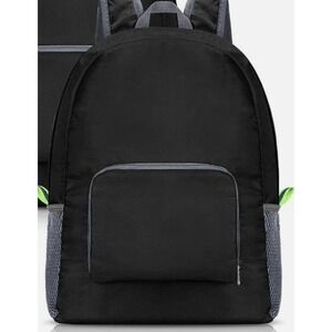 Eccliy Backpacks  17 Inches Foldable Basic Backpack Black